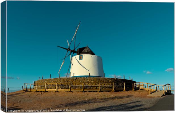 Maralhas Mill in Aljustrel  Canvas Print by Angelo DeVal