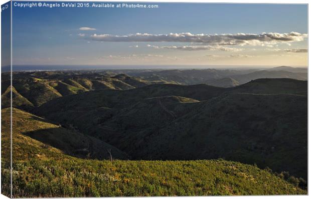 Rolling Mountain - Algarve  Canvas Print by Angelo DeVal