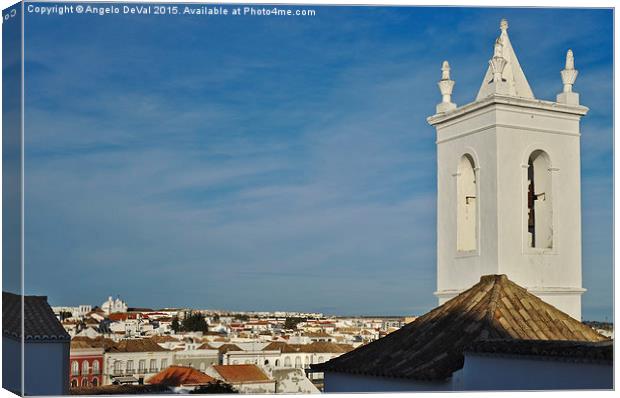 Overview of Tavira City Canvas Print by Angelo DeVal