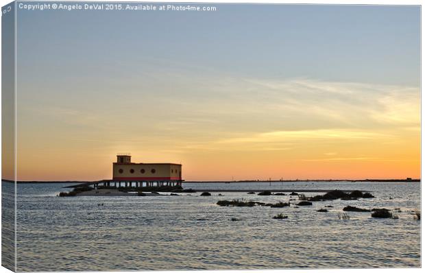 Fuzeta After Sunset  Canvas Print by Angelo DeVal