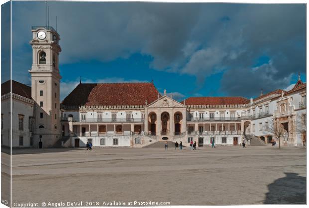 Coimbra University in Portugal Canvas Print by Angelo DeVal