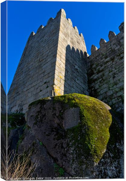 Tower of the Medieval Castle of Guimaraes Canvas Print by Angelo DeVal