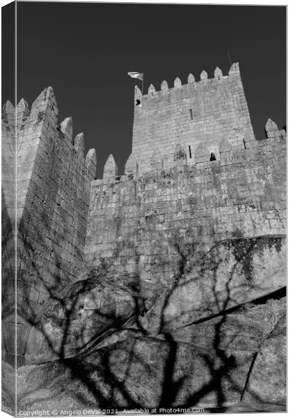 Medieval Castle of Guimaraes 2 Canvas Print by Angelo DeVal