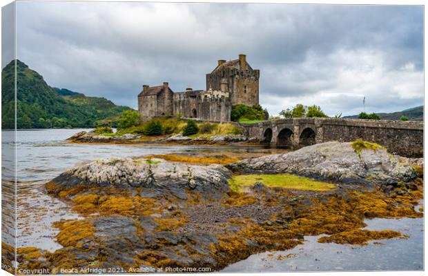 Eilean Donan Castle Canvas Print by Beata Aldridge