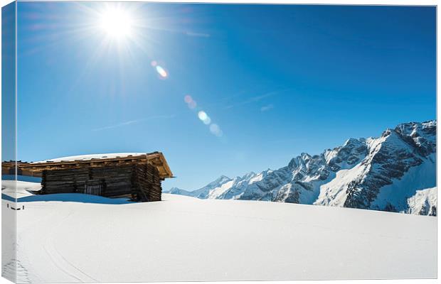  Austrian Alps Canvas Print by Beata Aldridge