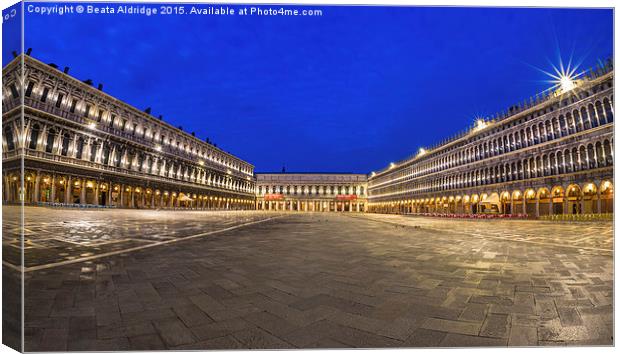 Blue hour in Venice Canvas Print by Beata Aldridge