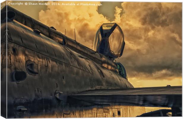 EE Lightning XR728 -  " Before the Storm " Canvas Print by Shaun Westell
