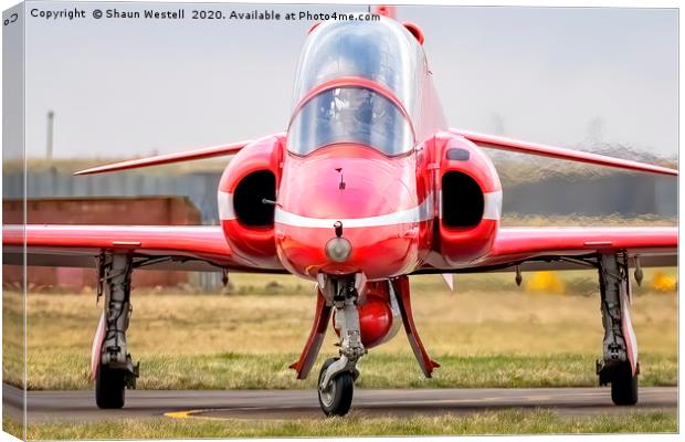 " ECLAT " - Royal Air Force Red Arrows  Canvas Print by Shaun Westell