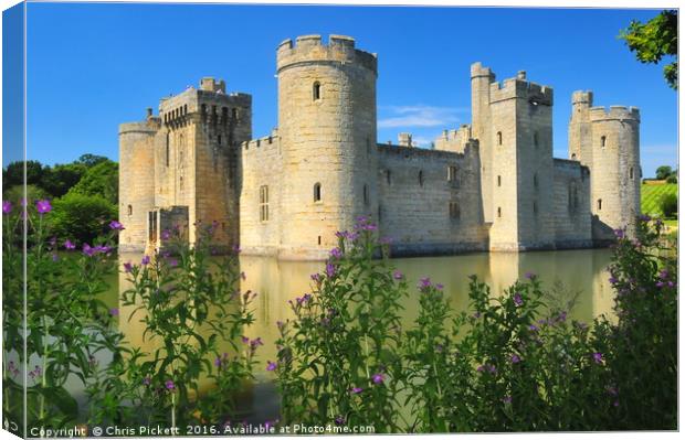 Bodium Castle Canvas Print by Chris Pickett