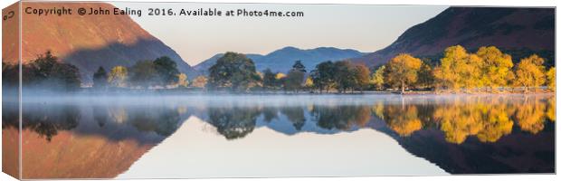 Arboreal Buttermere Canvas Print by John Ealing