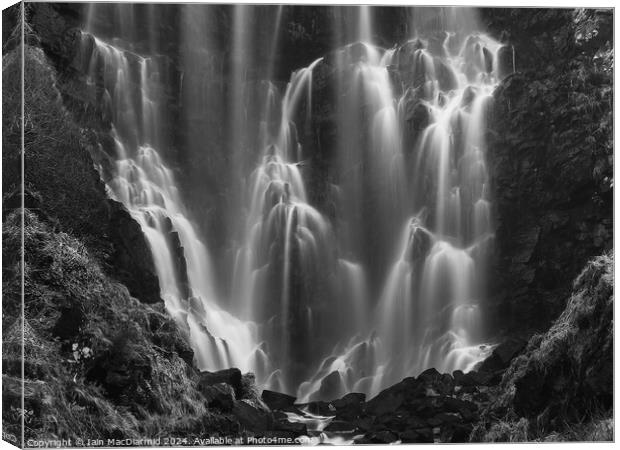 Clashnessie Falls Canvas Print by Iain MacDiarmid