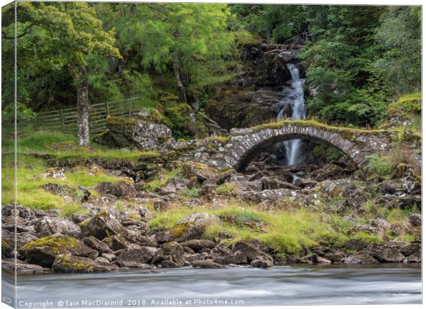 'Roman' Bridge Canvas Print by Iain MacDiarmid