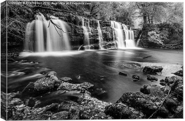 Sgwd y Pannwr Waterfall Canvas Print by Rob Nelson