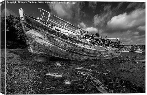  Shipwreck Canvas Print by Kevin Clelland