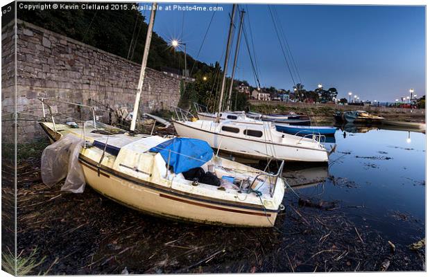  Natural Harbour Canvas Print by Kevin Clelland
