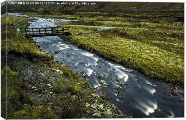 Ribblehead River Canvas Print by Kevin Clelland
