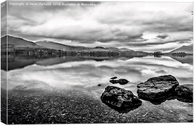 Derwent Water in the Lake District Canvas Print by Kevin Clelland