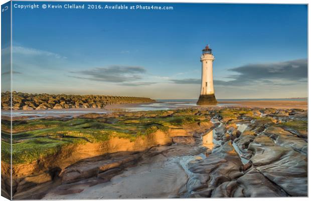 Fort Perch Rock Lighthouse Canvas Print by Kevin Clelland
