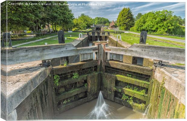 The Lock Canvas Print by Kevin Clelland