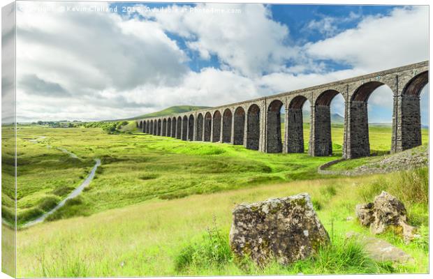 Ribblehead Viaduct Canvas Print by Kevin Clelland
