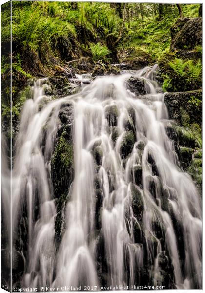Waterfall Canvas Print by Kevin Clelland