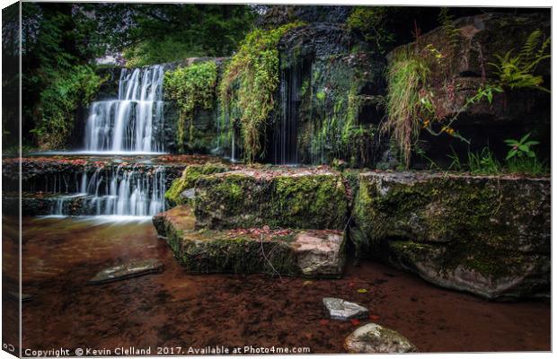 Nidd falls Canvas Print by Kevin Clelland