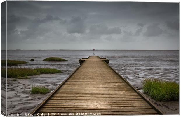 Lytham Jetty Canvas Print by Kevin Clelland