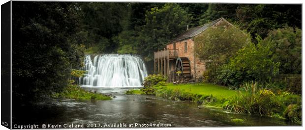 Rutter force waterfall Canvas Print by Kevin Clelland