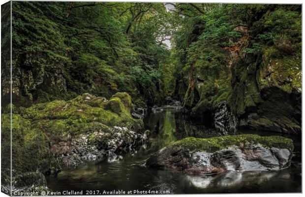 Fairy Glen Canvas Print by Kevin Clelland