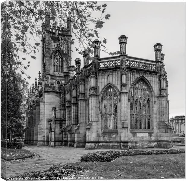 Saint Luke's Bombed out Church Liverpool Canvas Print by Kevin Clelland
