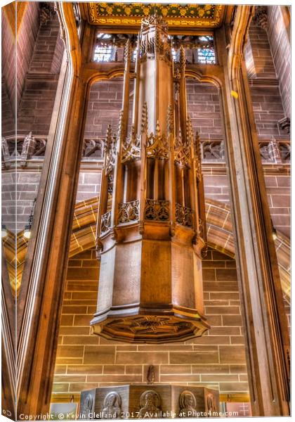 Liverpool Anglican Cathedral Canvas Print by Kevin Clelland