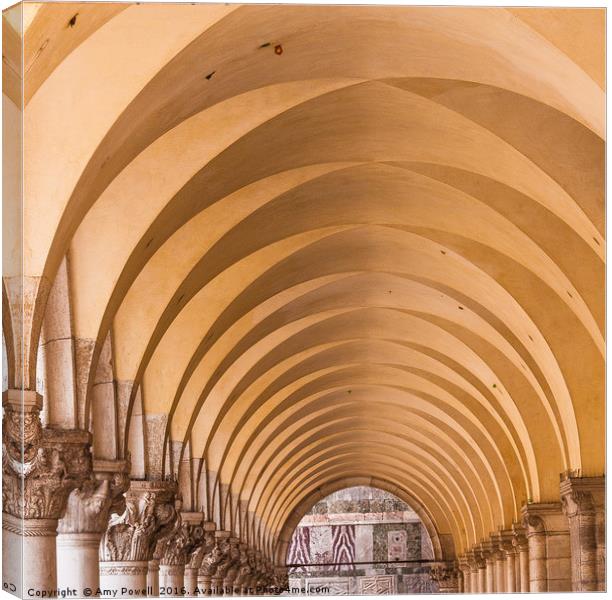 Arches Canvas Print by Amy Powell