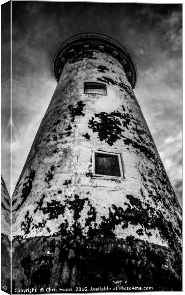 Talacre Lighthouse  Canvas Print by Chris Evans