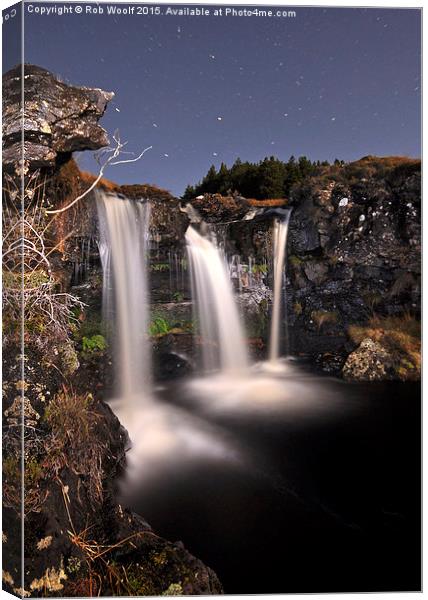  Fairy Pools, Isle of Skye, Scotland Canvas Print by Rob Woolf