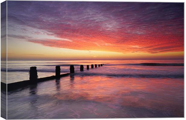 Frinton Stunner. Canvas Print by Rob Woolf