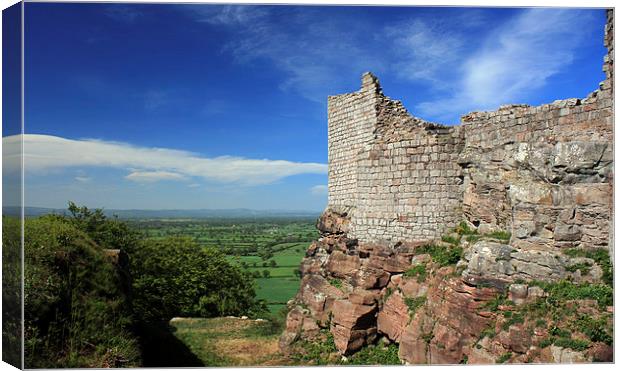  Crags And Castles Canvas Print by David Chennell