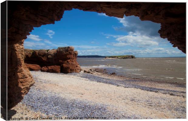 Hilbre Island Isolation  Canvas Print by David Chennell