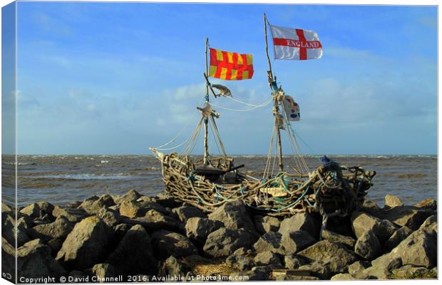 Grace Darling Pirate Ship  Canvas Print by David Chennell