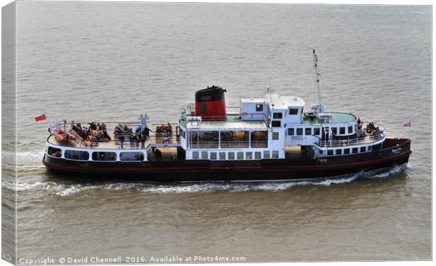 Mersey Ferry Royal Iris Canvas Print by David Chennell