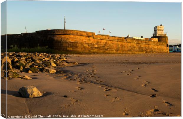 Fort Perch Rock Canvas Print by David Chennell