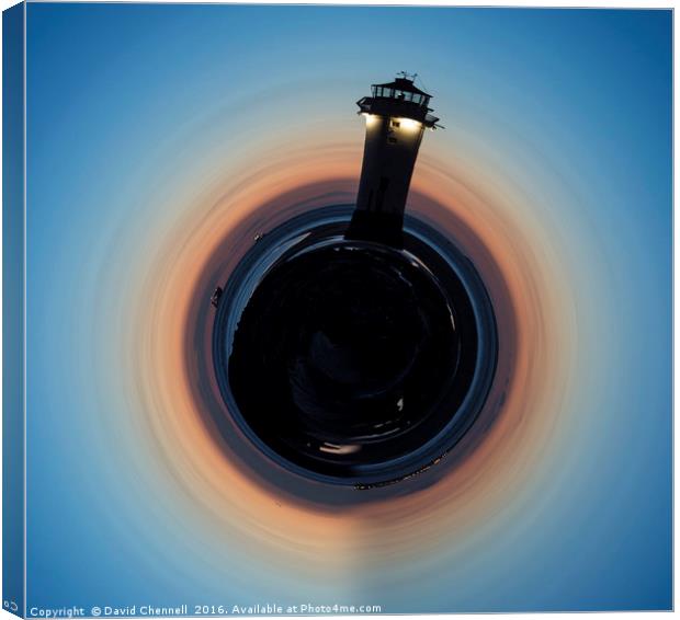 New Brighton Lighthouse World Canvas Print by David Chennell