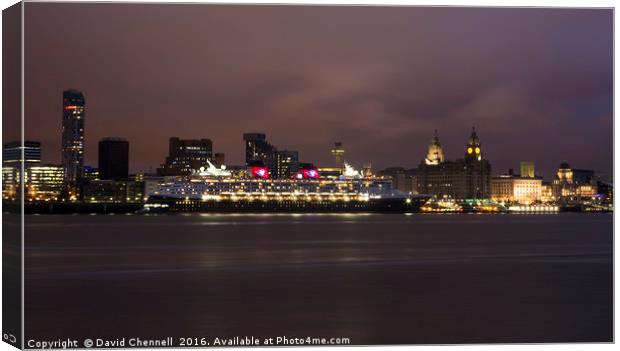 Disney Magic Cruise Liner   Canvas Print by David Chennell