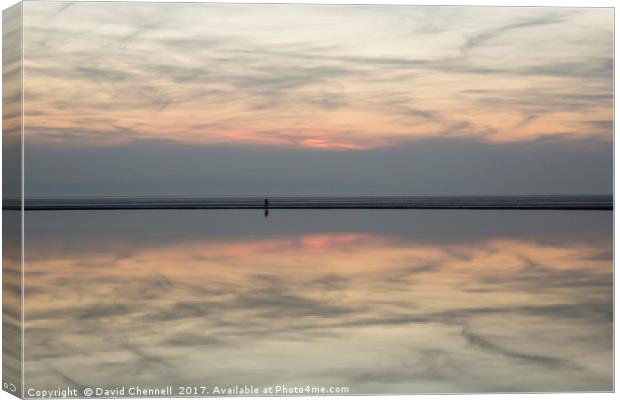 West Kirby Cloudscape    Canvas Print by David Chennell