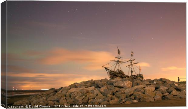 Grace Darling Aurora Canvas Print by David Chennell