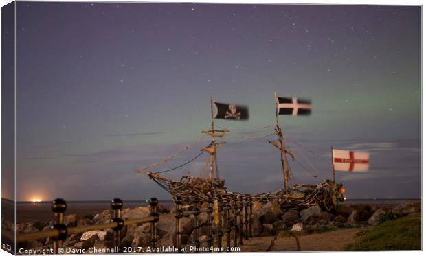 Grace Darling Aurora  Canvas Print by David Chennell