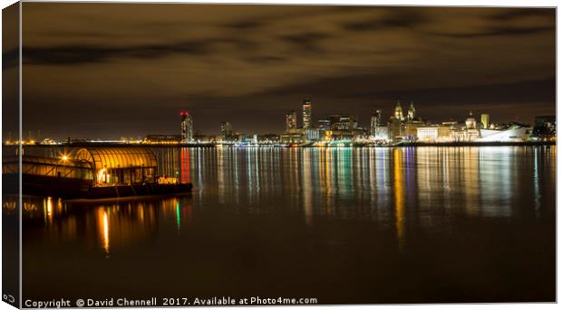 Liverpool Waterfront    Canvas Print by David Chennell