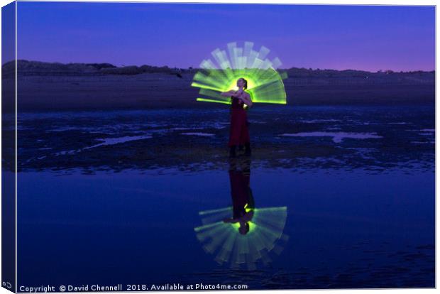 Green Goddess Canvas Print by David Chennell