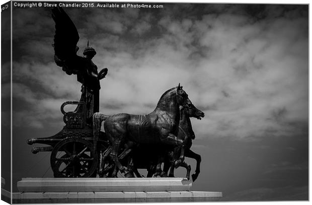  Chariot of the Angels Canvas Print by Steve Chandler