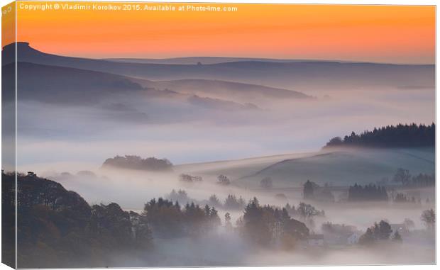  Magic morning Canvas Print by Vladimir Korolkov