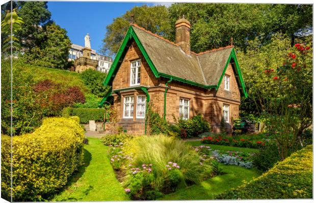 The Gardener's Cottage, Edinburgh Canvas Print by Miles Gray